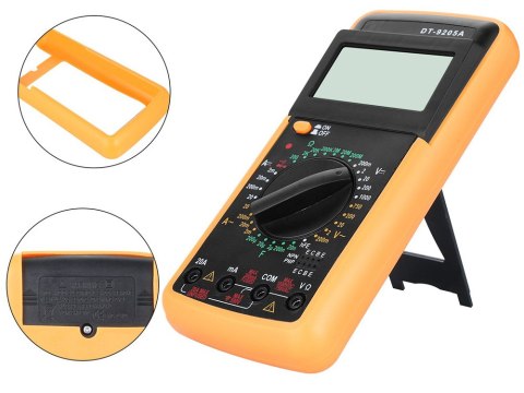 Cyfrowy miernik multimetr prądu dt9205a lcd cyfra Cyfrowy miernik multimetr prądu dt9205a lcd cyfra