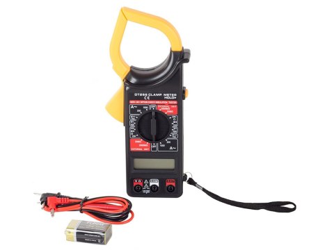 Miernik multimetr cęgowy cyfrowy elektroniczny lcd Miernik multimetr cęgowy cyfrowy elektroniczny lcd