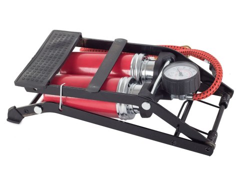 Pompka samochodowa nożna tuv 2 cylinder + końcówki Pompka samochodowa nożna tuv 2 cylinder + końcówki