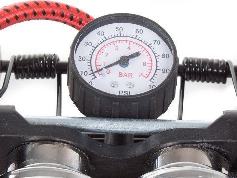 Pompka samochodowa nożna tuv 2 cylinder + końcówki Pompka samochodowa nożna tuv 2 cylinder + końcówki