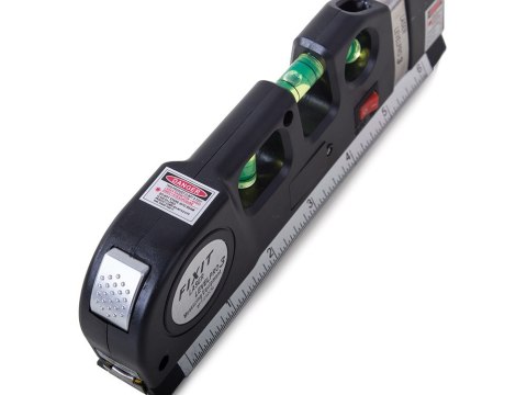 Poziomica laserowa z miarką 250cm miara laser cale Poziomica laserowa z miarką 250cm miara laser cale