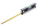 Poziomica laserowa z miarką 250cm miara laser cale