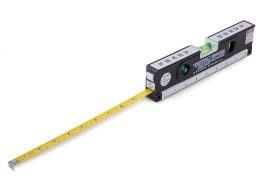 Poziomica laserowa z miarką 250cm miara laser cale