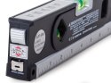 Poziomica laserowa z miarką 250cm miara laser cale