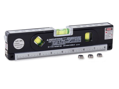 Poziomica laserowa z miarką 250cm miara laser cale Poziomica laserowa z miarką 250cm miara laser cale