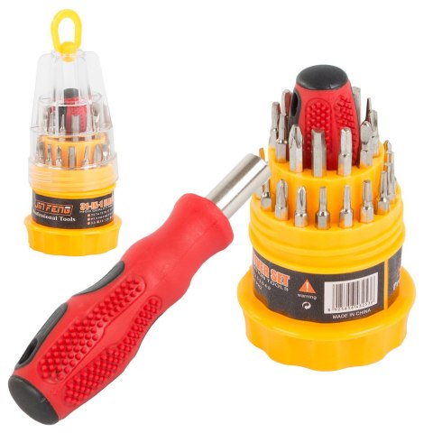 Wkrętaki precyzyjne torx 31 szt magnet. Śrubokręty Wkrętaki precyzyjne torx 31 szt magnet. Śrubokręty