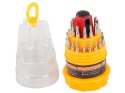 Wkrętaki precyzyjne torx 31 szt magnet. Śrubokręty