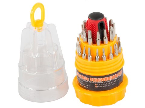 Wkrętaki precyzyjne torx 31 szt magnet. Śrubokręty Wkrętaki precyzyjne torx 31 szt magnet. Śrubokręty