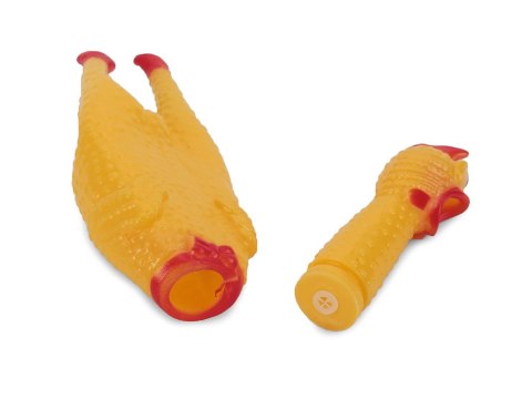 Zabawka dla psa piszcząca gryzak kurczak guma 31cm Zabawka dla psa piszcząca gryzak kurczak guma 31cm