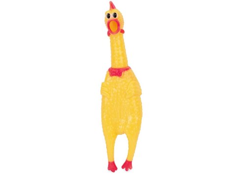 Zabawka dla psa piszcząca gryzak kurczak guma 31cm Zabawka dla psa piszcząca gryzak kurczak guma 31cm