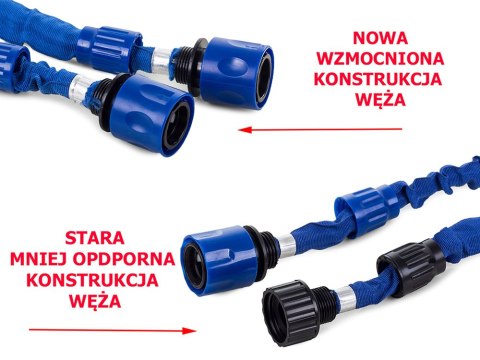 Wąż ogrodowy rozciągliwy pistolet wytrzymały 45m Wąż ogrodowy rozciągliwy pistolet wytrzymały 45m