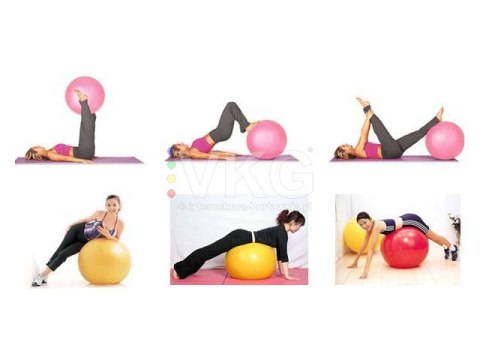 Piłka gimnastyczna + pompka 65cm rehabilitacyjna Piłka gimnastyczna + pompka 65cm rehabilitacyjna
