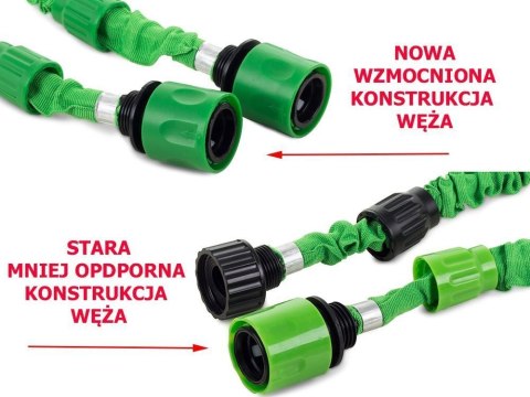 Wąż ogrodowy rozciągliwy pistolet wytrzymały 60m Wąż ogrodowy rozciągliwy pistolet wytrzymały 60m
