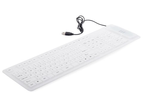 Klawiatura silikonowa gumowa biała usb numeryczna Klawiatura silikonowa gumowa biała usb numeryczna