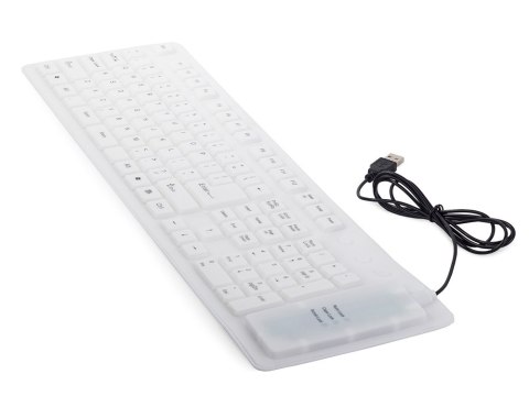 Klawiatura silikonowa gumowa biała usb numeryczna Klawiatura silikonowa gumowa biała usb numeryczna