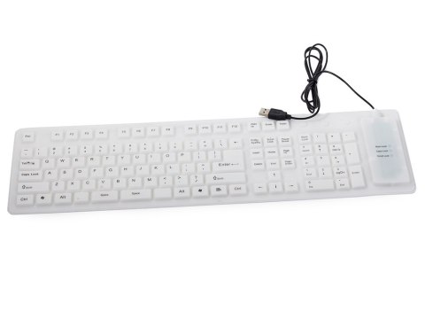 Klawiatura silikonowa gumowa biała usb numeryczna Klawiatura silikonowa gumowa biała usb numeryczna