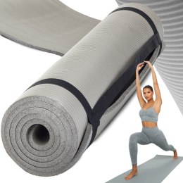 Mata do ćwiczeń jogi pilatesu fitness antypoślizgowa gruba areobic 180x60