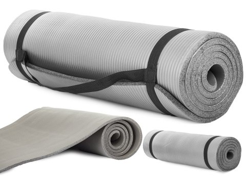 Mata do ćwiczeń jogi pilatesu fitness antypoślizgowa gruba areobic 180x60 Mata do ćwiczeń jogi pilatesu fitness antypoślizgowa gruba areobic 180x60
