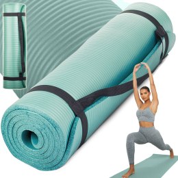 Mata do ćwiczeń jogi pilatesu fitness antypoślizgowa gruba areobic 180x60
