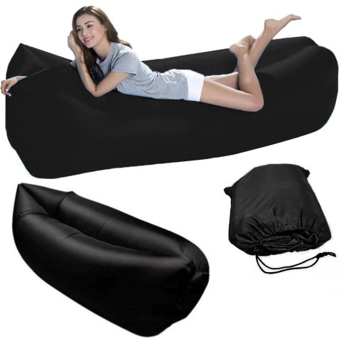 Nadmuchiwana rozkładana sofa lazy bag air na plaże fotel materac leżak