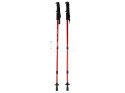 Teleskopowe kijki kije nordic walking kolor czerwony