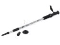 Teleskopowe kijki kije nordic walking kolor srebrny