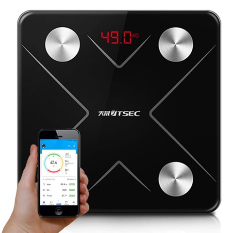 Analityczna waga łazienkowa bluetooth szklana lcd Analityczna waga łazienkowa bluetooth szklana lcd