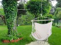 Hamak brazylijski ogrodowy fotel wiszący krzesło bujak huśtawka boho balkon