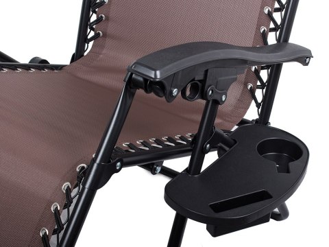 Leżk składany ogrodowy fotel plażowy zero gravity 2w1 krzesło z daszkiem Leżk składany ogrodowy fotel plażowy zero gravity 2w1 krzesło z daszkiem
