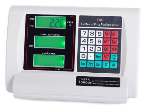 Waga platformowa magazynowa lcd do 300kg 50x40 Waga platformowa magazynowa lcd do 300kg 50x40