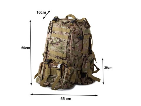 Plecak wojskowy taktyczny survival militarny 48.5l Plecak wojskowy taktyczny survival militarny 48.5l