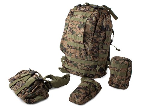 Plecak wojskowy taktyczny survival militarny 48.5l Plecak wojskowy taktyczny survival militarny 48.5l