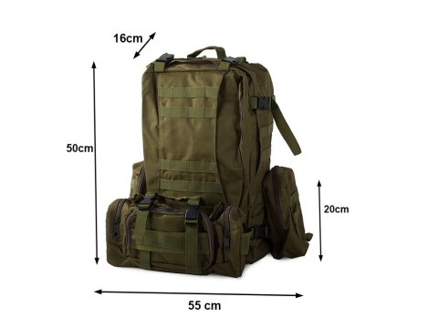 Plecak wojskowy taktyczny survival militarny 48.5l Plecak wojskowy taktyczny survival militarny 48.5l