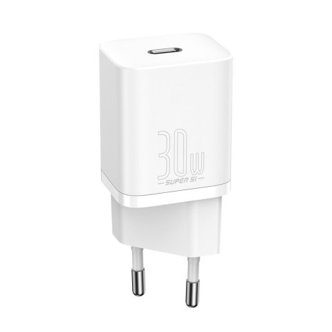 SUPER SZYBKA ŁADOWARKA SIECIOWA SI 1C USB-C 30W PD QC BIAŁY SUPER SZYBKA ŁADOWARKA SIECIOWA SI 1C USB-C 30W PD QC BIAŁY