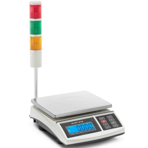WAGA POCZTOWA Z KOLUMNĄ SYGNALIZACYJNĄ ŚWIETLNĄ LCD 3KG / 1G WAGA POCZTOWA Z KOLUMNĄ SYGNALIZACYJNĄ ŚWIETLNĄ LCD 3KG / 1G