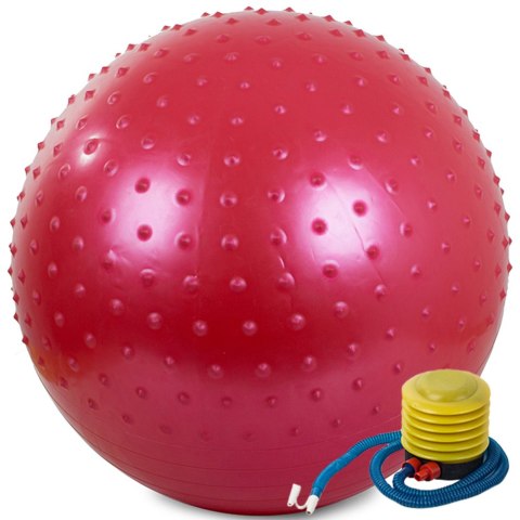 Piłka gimnastyczna fitness 65cm pompka do ćwiczeń Piłka gimnastyczna fitness 65cm pompka do ćwiczeń