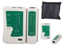 Tester do kabli sieciowych sieciowy rj45 rj11 etui
