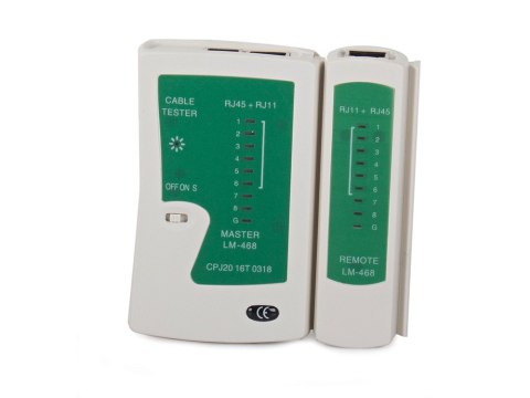 Tester do kabli sieciowych sieciowy rj45 rj11 etui Tester do kabli sieciowych sieciowy rj45 rj11 etui