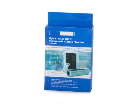 Tester do kabli sieciowych sieciowy rj45 rj11 etui Tester do kabli sieciowych sieciowy rj45 rj11 etui