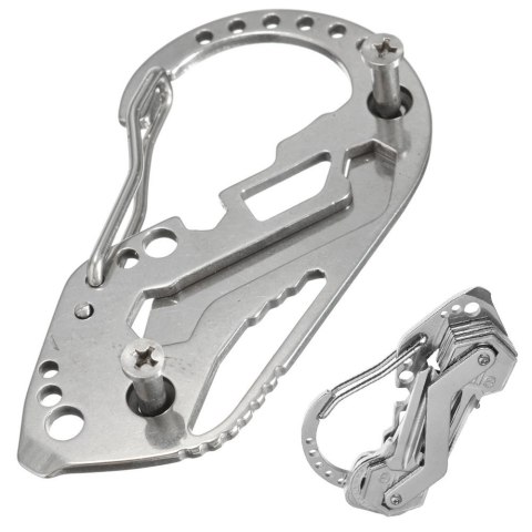 Brelok do kluczy karabińczyk survival multitool Brelok do kluczy karabińczyk survival multitool