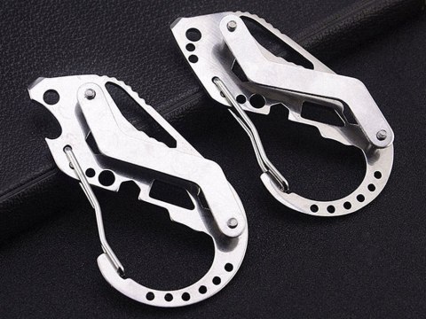 Brelok do kluczy karabińczyk survival multitool Brelok do kluczy karabińczyk survival multitool