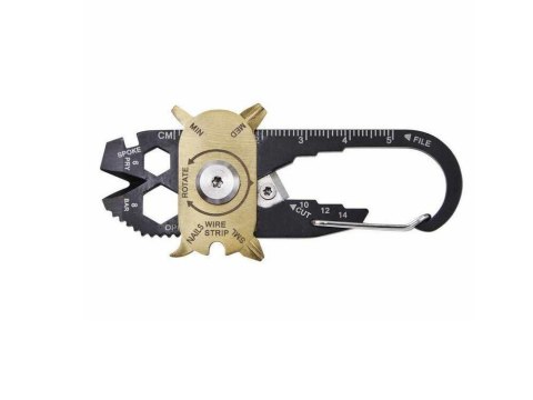 Brelok karabińczyk nóż multitool przeżycia 20w1 Brelok karabińczyk nóż multitool przeżycia 20w1