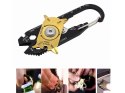 Brelok karabińczyk nóż multitool przeżycia 20w1
