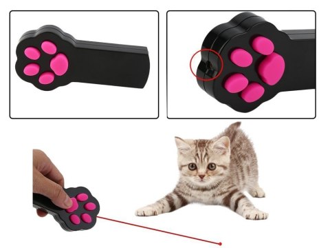 Laser dla kota światełko zabawka wskaźnik łapka Laser dla kota światełko zabawka wskaźnik łapka