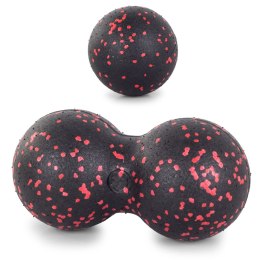 Piłka do masażu wałek roller do ćwiczeń + podwójna