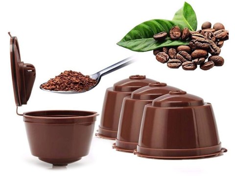 3 x kapsułki dolce gusto wielokrotnego użytku kawy 3 x kapsułki dolce gusto wielokrotnego użytku kawy