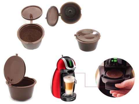 3 x kapsułki dolce gusto wielokrotnego użytku kawy 3 x kapsułki dolce gusto wielokrotnego użytku kawy