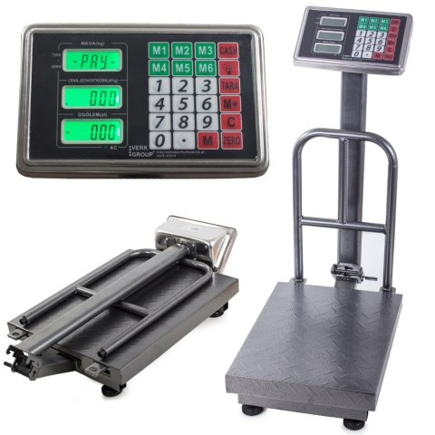 Waga magazynowa elektroniczna oparcie 100kg lcd Waga magazynowa elektroniczna oparcie 100kg lcd