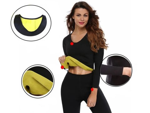 Koszulka neoprenowa fitness damska długi rękaw Koszulka neoprenowa fitness damska długi rękaw