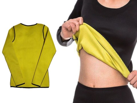 Koszulka neoprenowa fitness damska długi rękaw Koszulka neoprenowa fitness damska długi rękaw